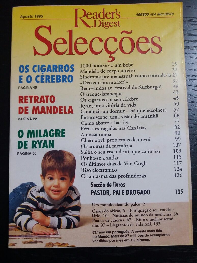 Lote de 8 Selecções Reader's Digest dos anos 90