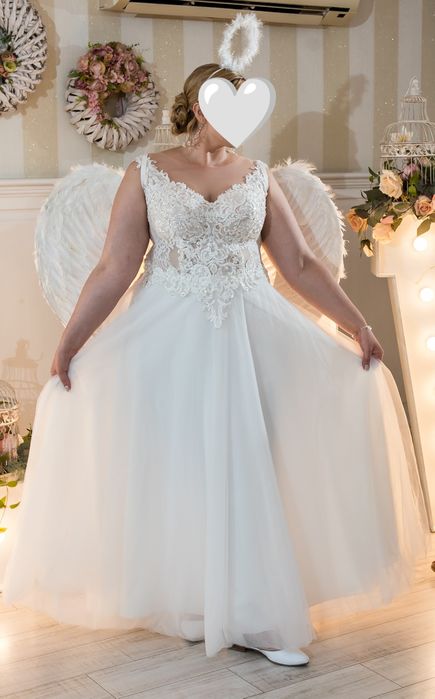 Suknia ślubna XXL 46/48