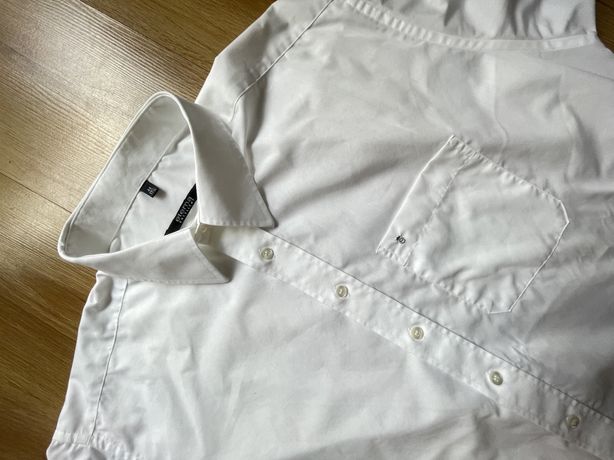 Biała koszula z długim rękawem Eterna Exellent 44