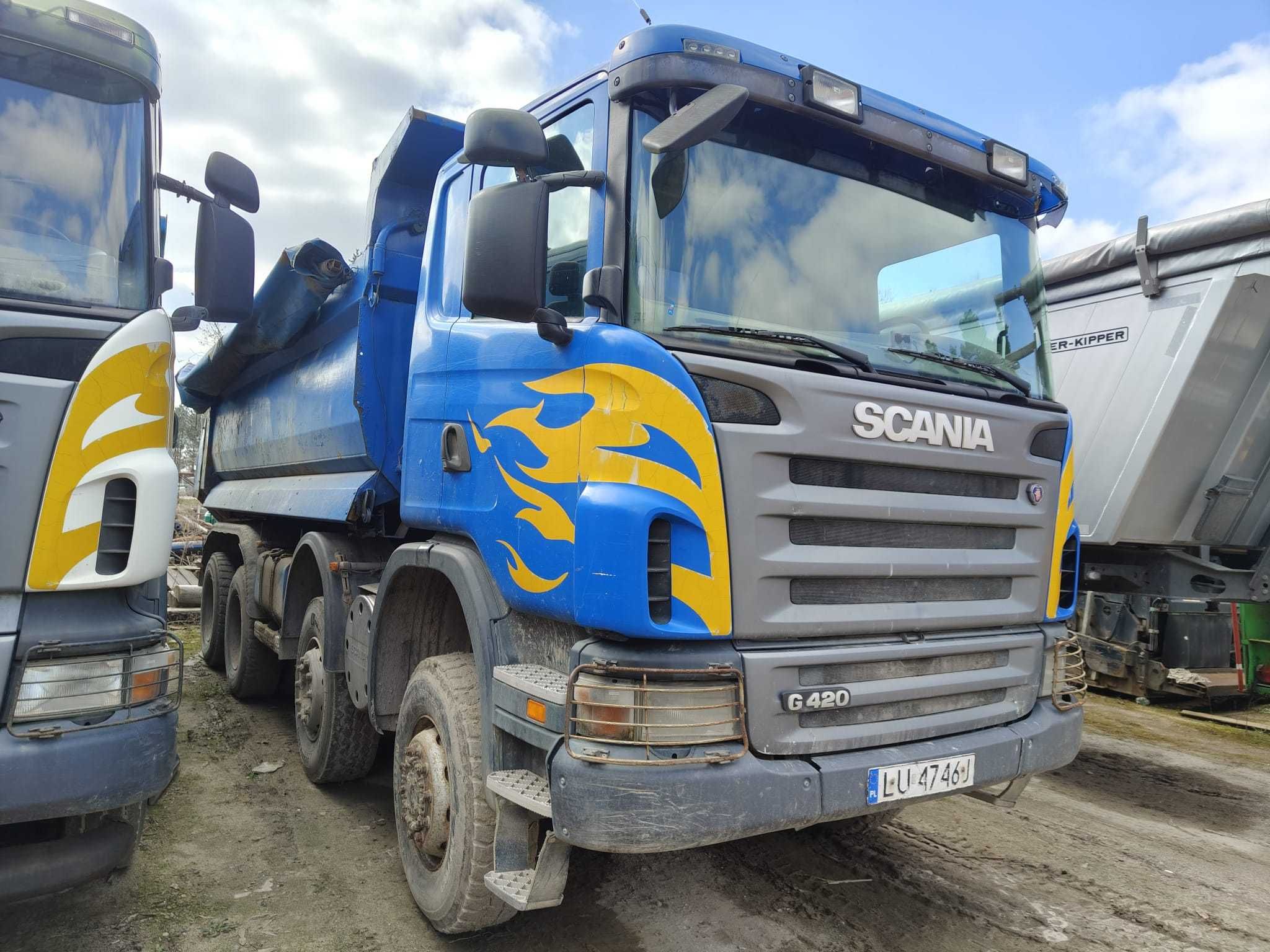SCANIA G420 8x6 kh-kipper