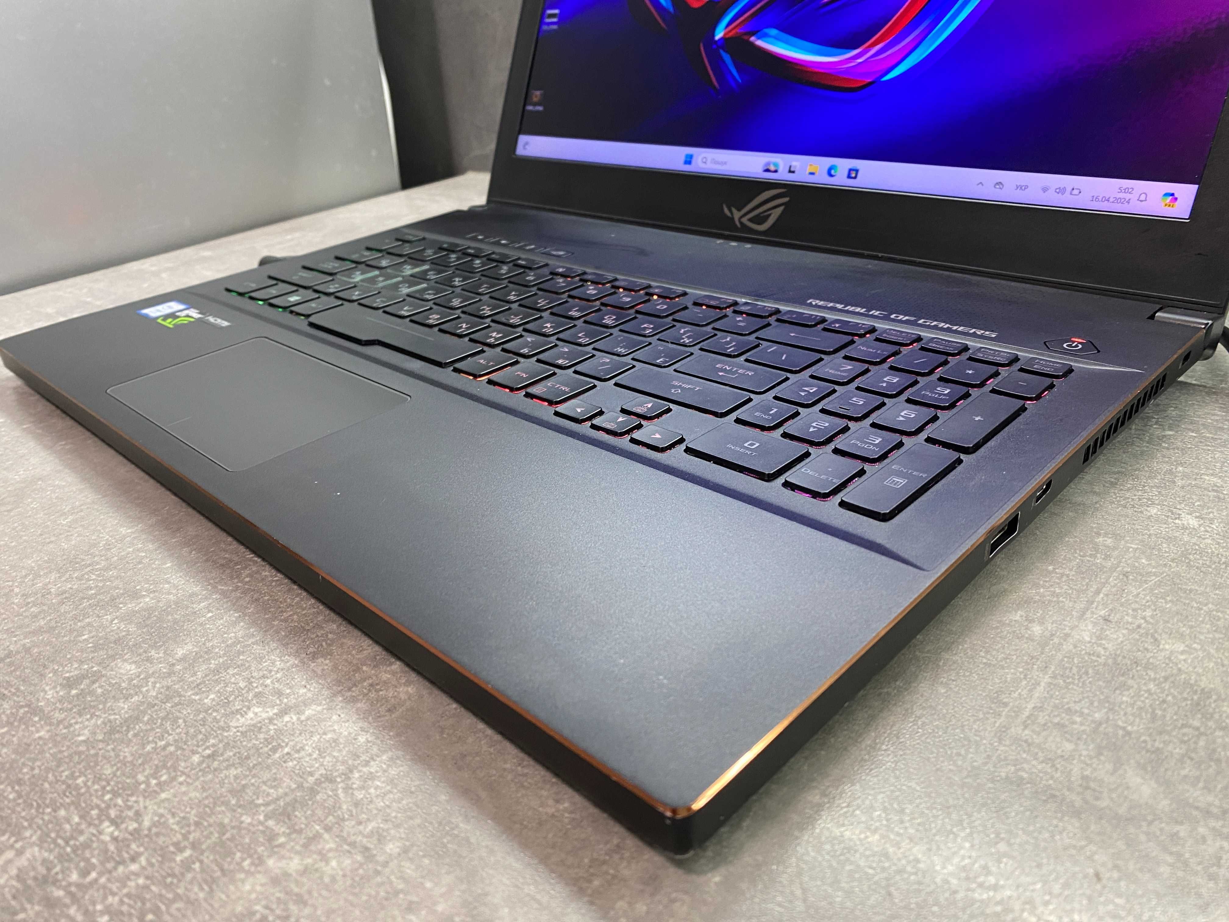 Ігровий ASUS ROG Zephyrus 8Gb Video/Core i7/16Gb RAM/ 256Gb + 1Tb