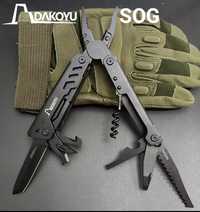 Мультитул з ножицями DAKOYU | SOG | Nextool Flagship Pro black для ЗСУ