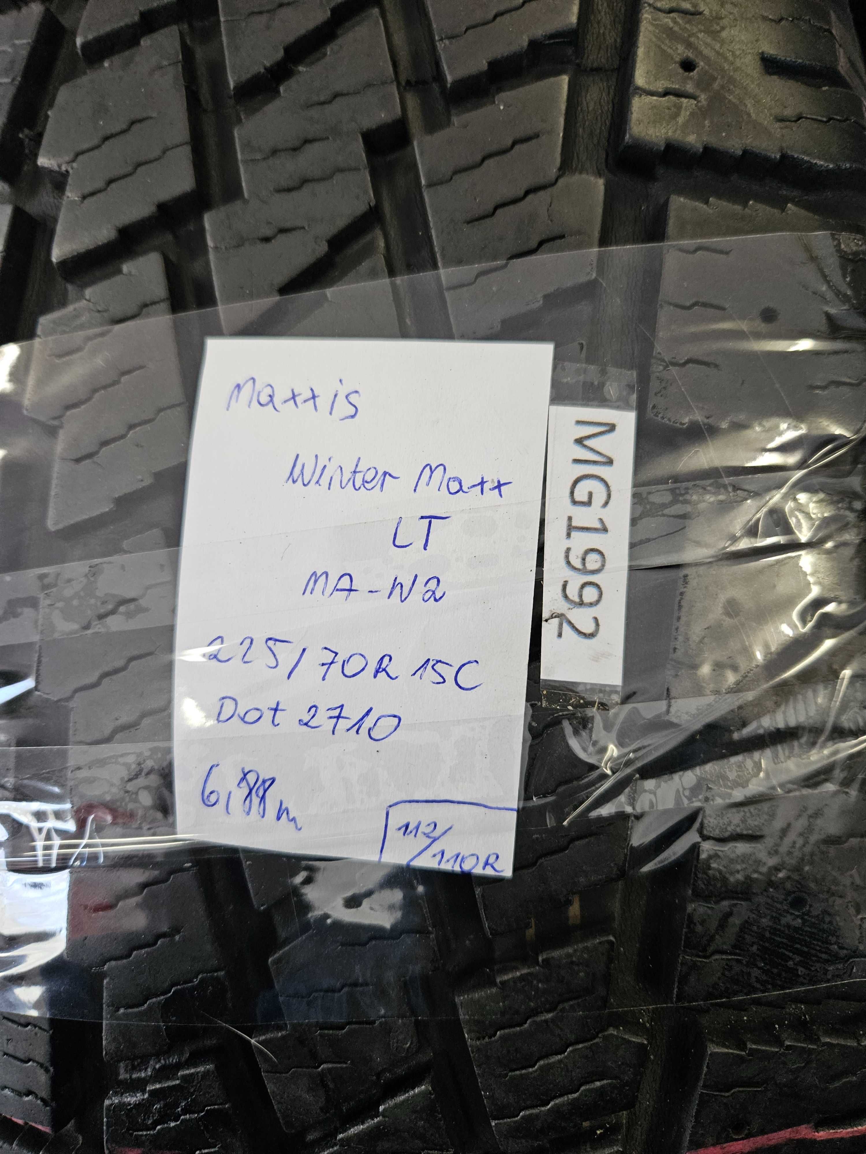 Maxxis 225/70 r15c WinterMax LT MA-W2 /// 7mm!!! wysyłka