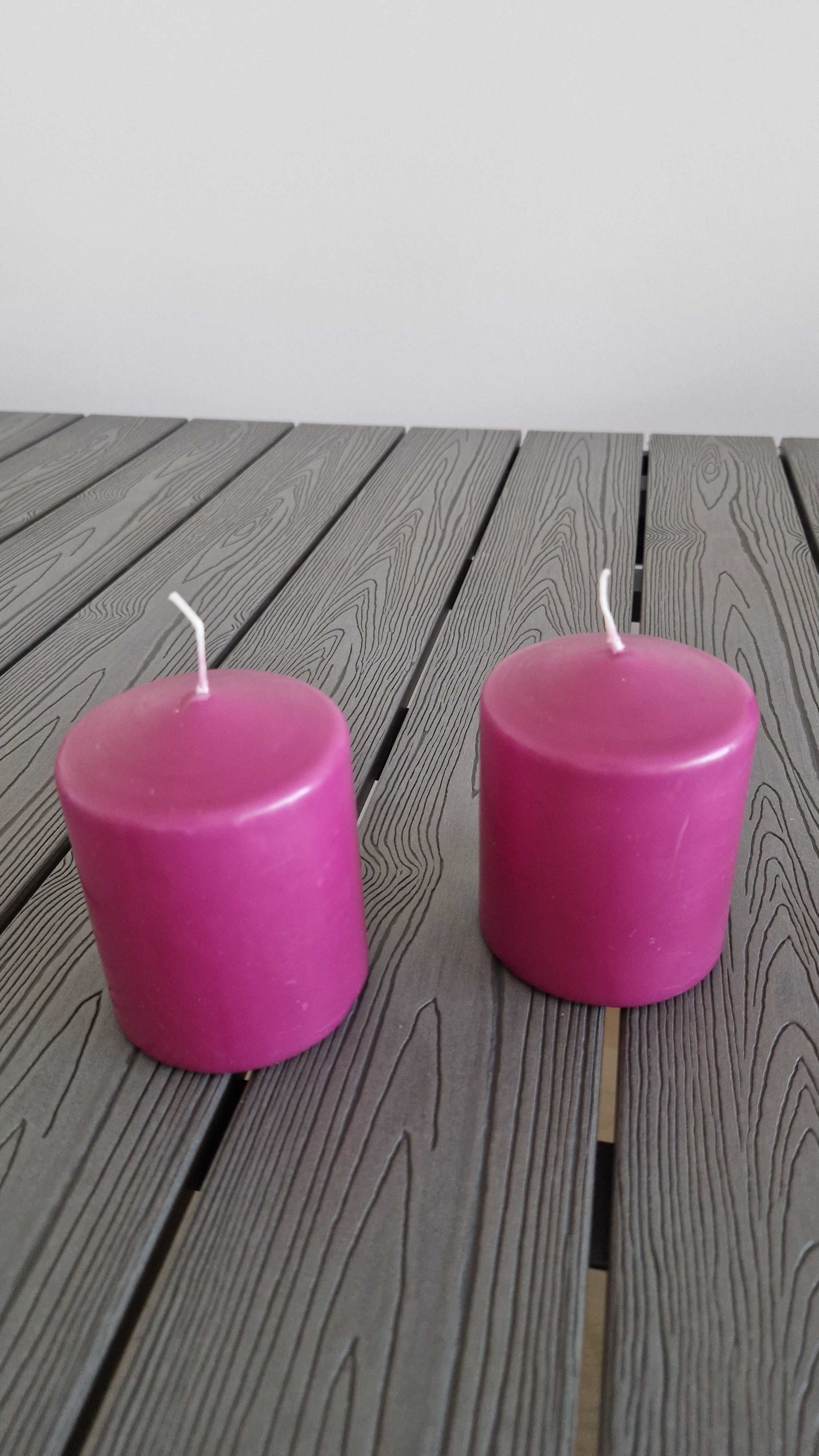Conjunto 2 velas lilás