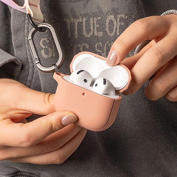 Ringke Onyx Magnetic Magsafe Apple Airpods 4 Warm Grey