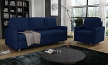 Zestaw komplet wypoczynkowy Kanapa i fotel Malmo. Wersalka, sofa