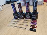 Bazy Claresa Jello base Violet Cherry Ametyst Black + wzorniki gratis