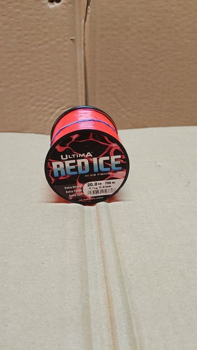 Ultima Red Ice czerwona żyłka wędkarska 0,4mm 9,1kg 750m
