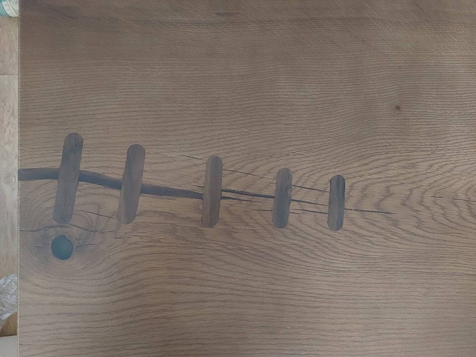 Стіл обідній, дуб масив.