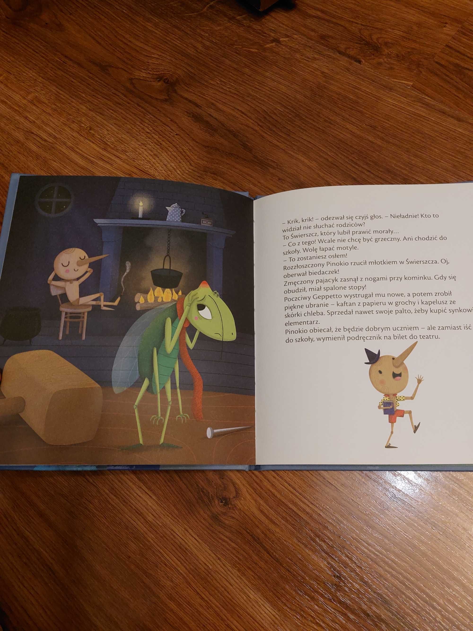 Książka Pinokio w twardej oprawie, jak nowa