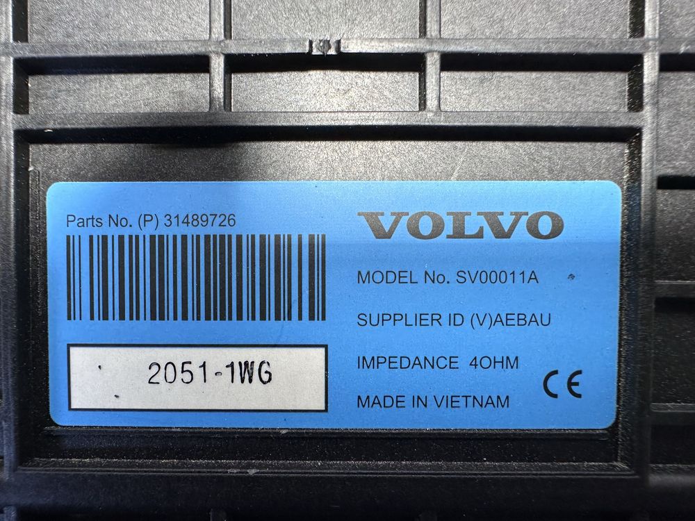 Volvo XC90 XC60 V90 S90 V60 subwoofer