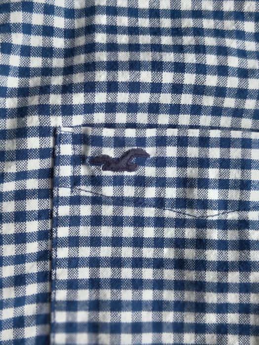 Hollister, koszula męska w kratę, rozm. L