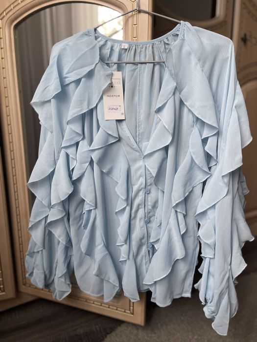 Блузка з рюшами у стилі Zara