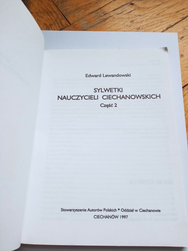 Sylwetki nauczycieli ciechanowskich część 2