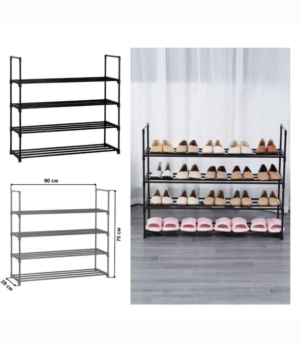 Полиця вішалка стійка шафа підставка для взуття одягу підлогова лофт