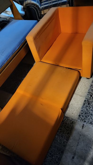 Cadeirao cama laranja