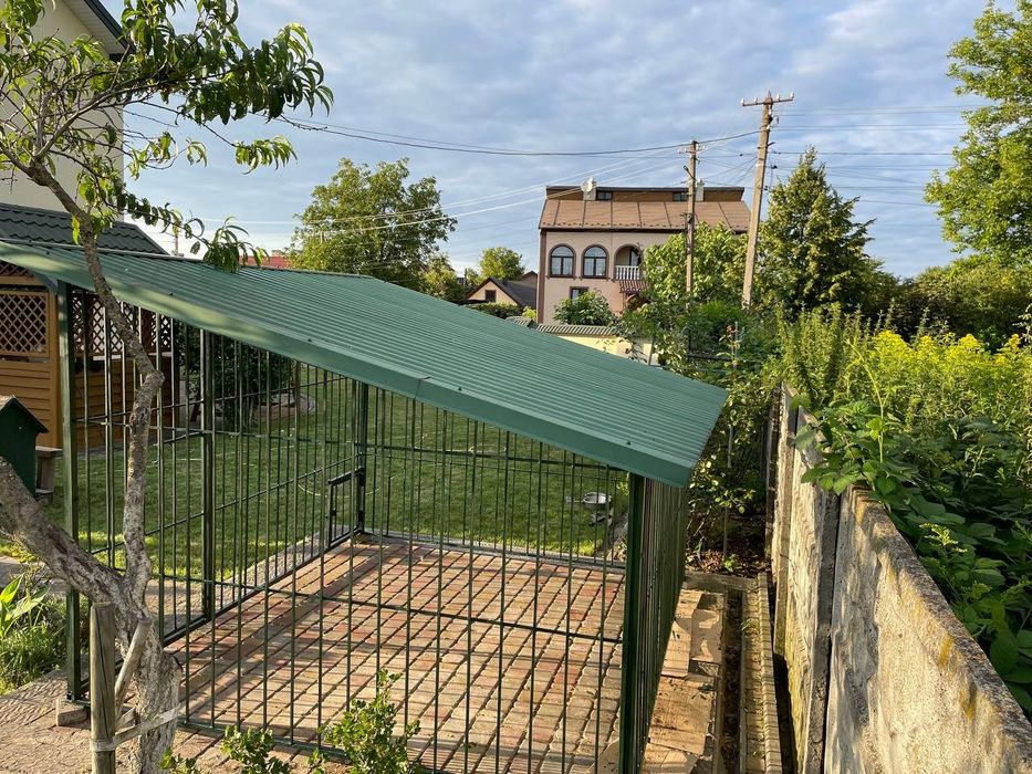 Фольєр для собаки + подарунок будиночок