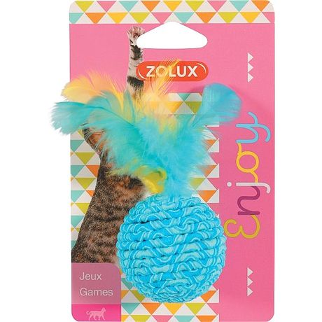 Zolux Zabawka dla kota z gumką Piłka