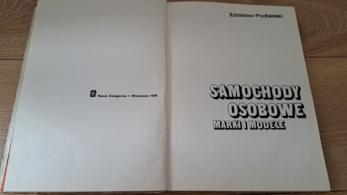Książka Samochody Osobowe - Marki i Modele. Zdzisław Podbielski