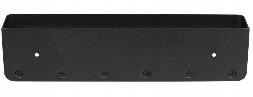 Ścienny uchwyt na klucze wieszak na ubrania półka 6 haczyk metal loft