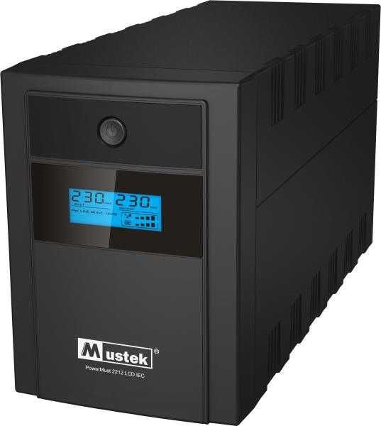 ИБП Mustek PowerMust 2212 LCD IEC (98-LIC-C2212) 2200 ВА / 1200 Вт