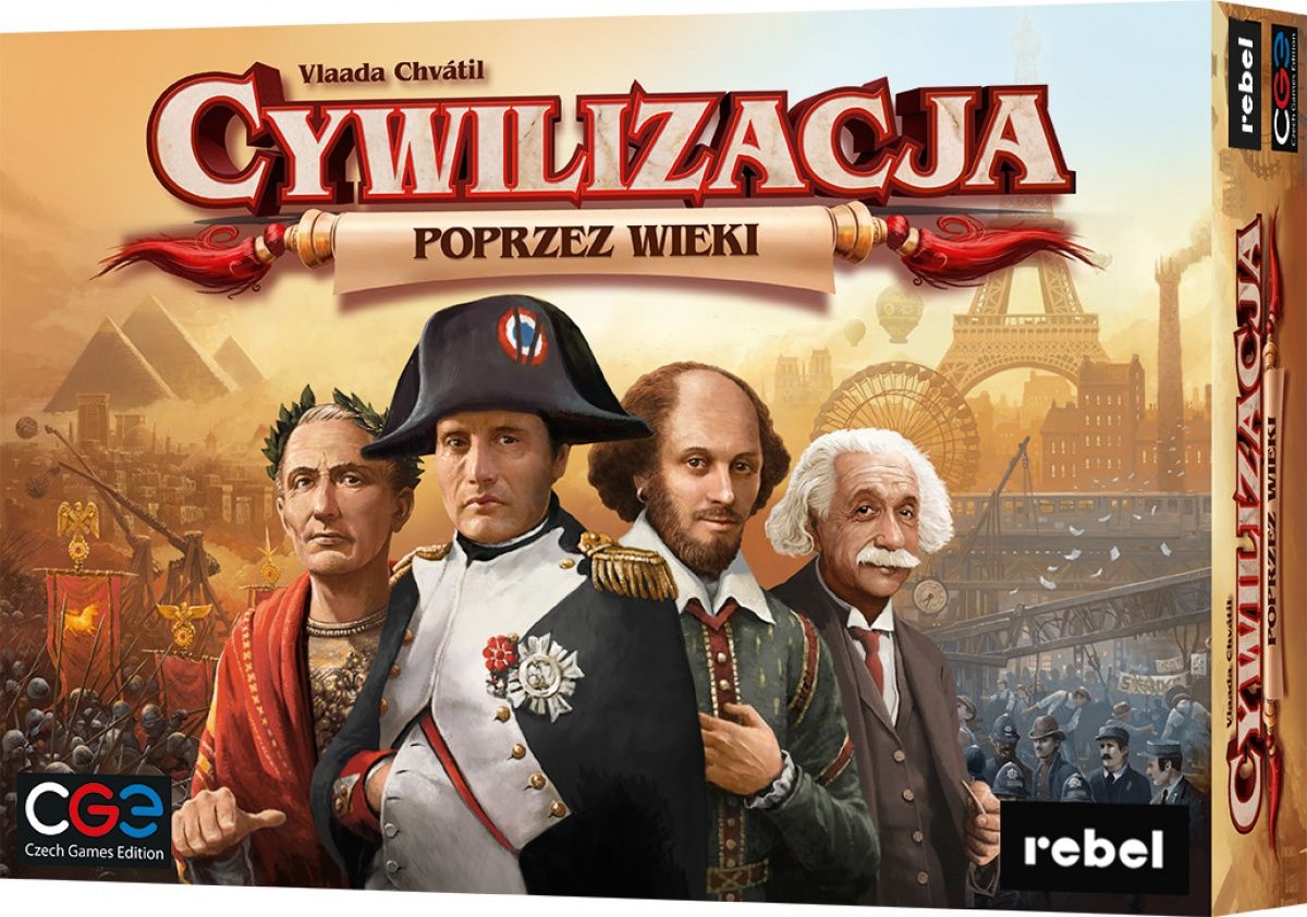 Cywilizacja Poprzez Wieki Edycja 3 gra planszowa REBEL