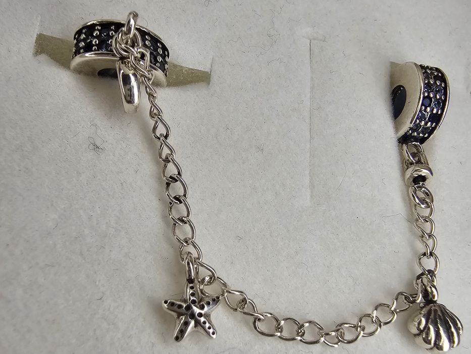 Srebrny charms zawieszka do bransoletki typu PANDORA