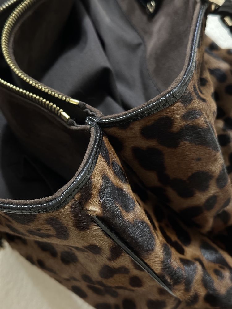 Сумка Fendi mia leopard print 2010 леопард
