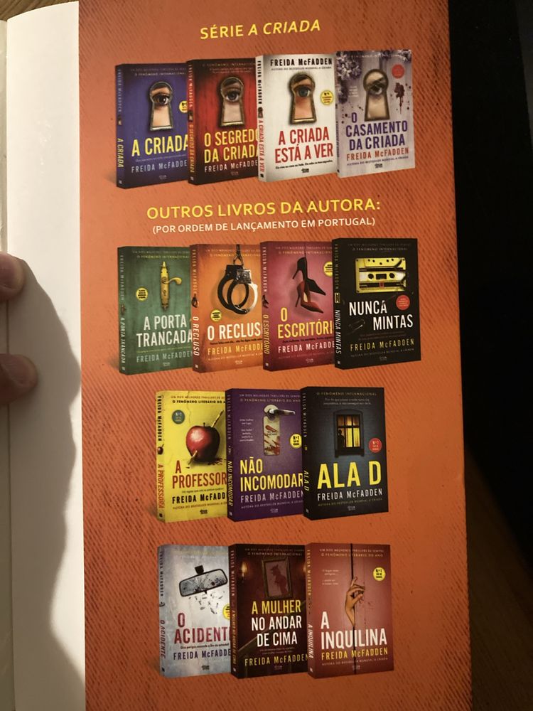 Livro O Recluso de Freida McFadden (Novo)