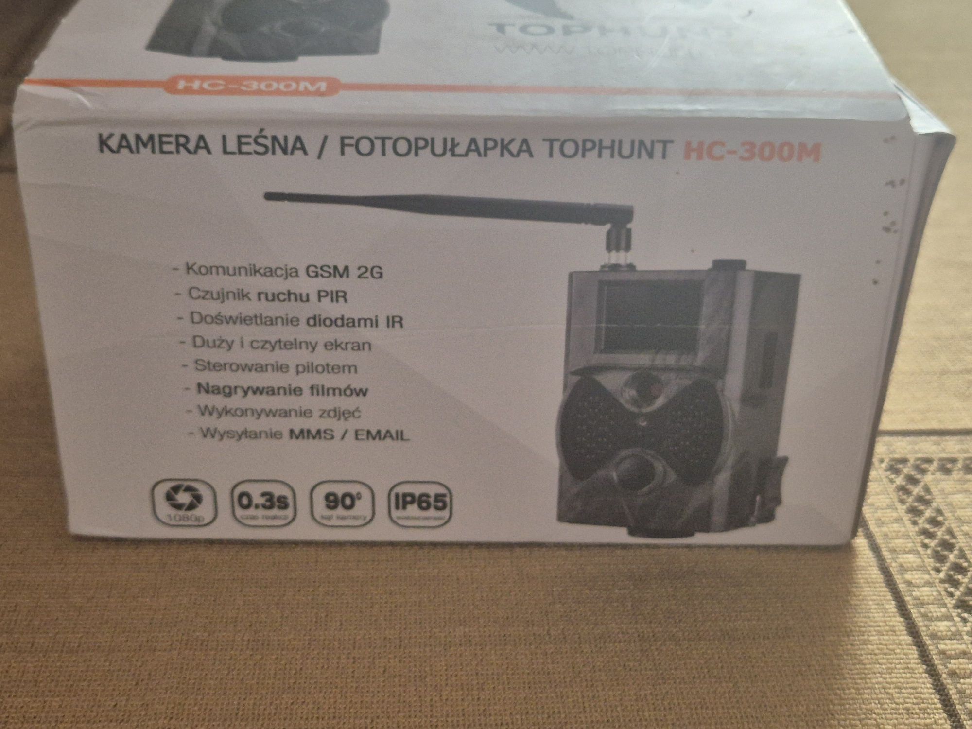 Fotopułapka Tophunt HC-300M SIM kamera leśna FULL HD sms mms