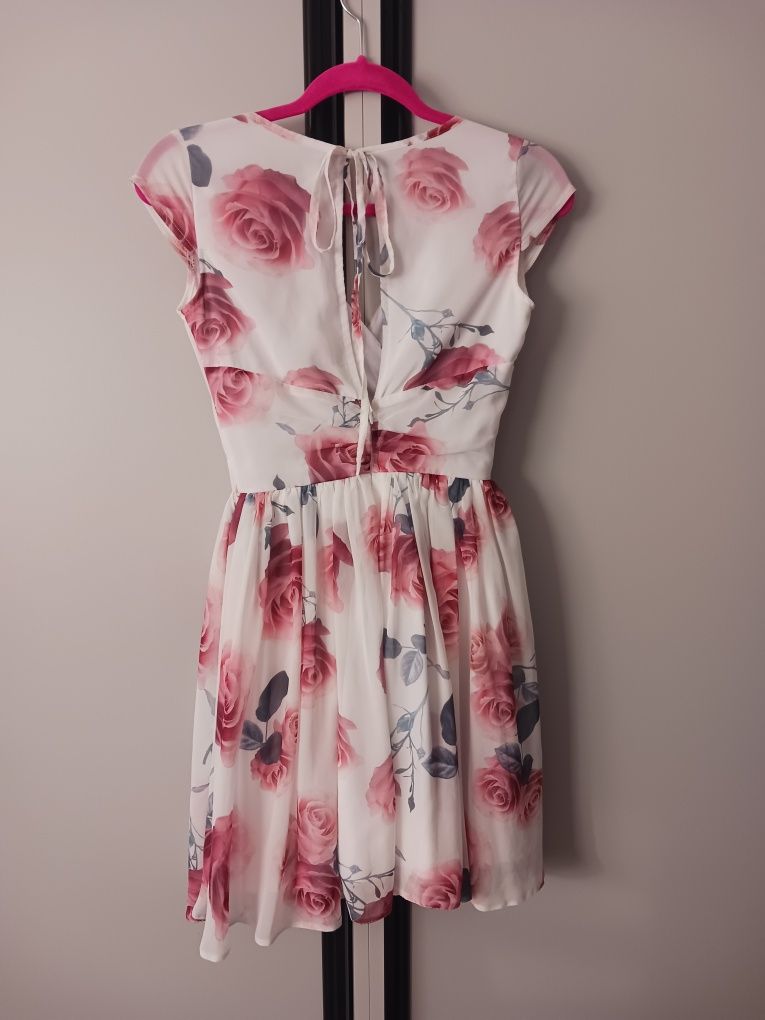 Sukienka w róże Forti rozm. 34 / XS
