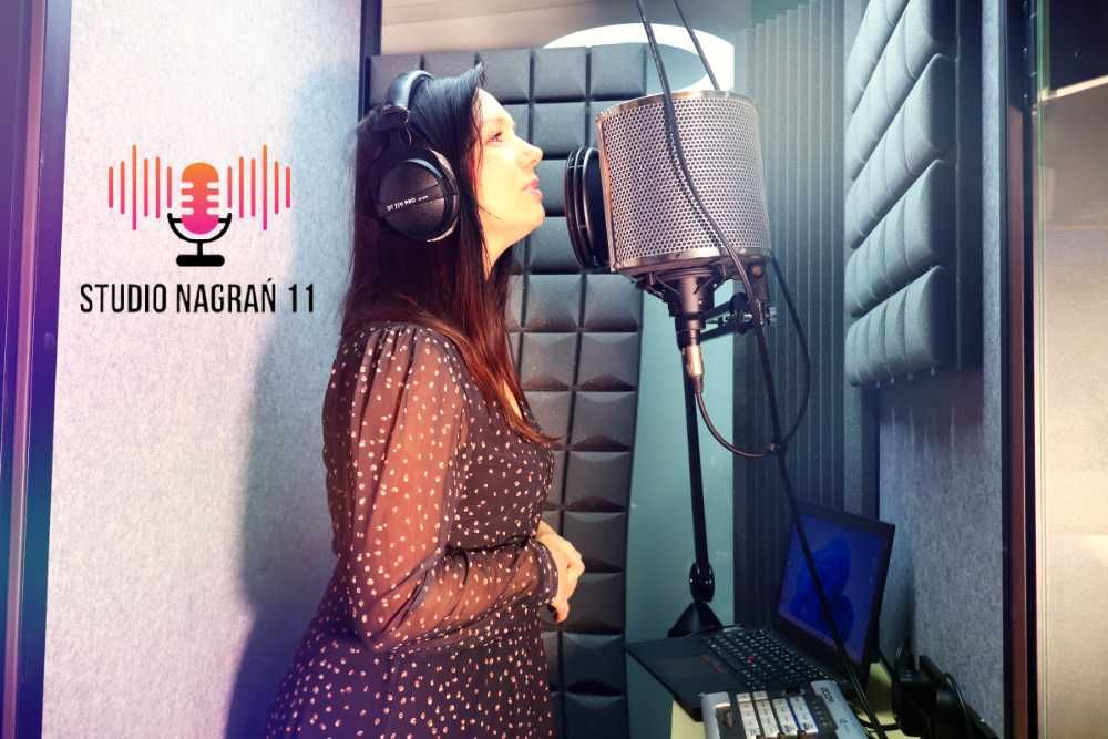 Voucher na nagranie piosenki w studio nagrań w Łodzi. Możliwe wideo.