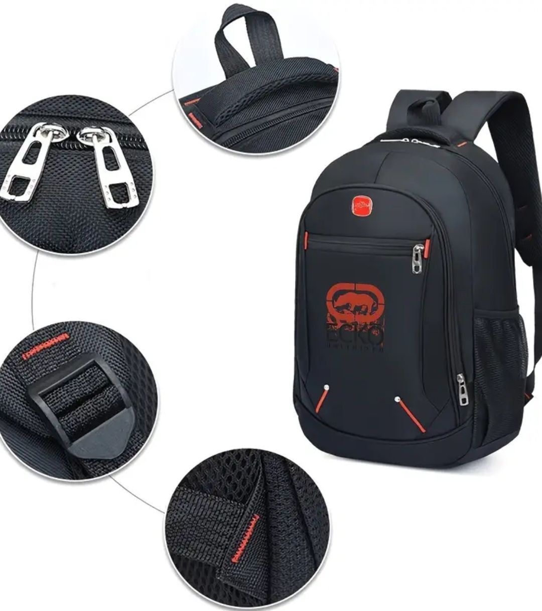 Mochila Preta/vermelho