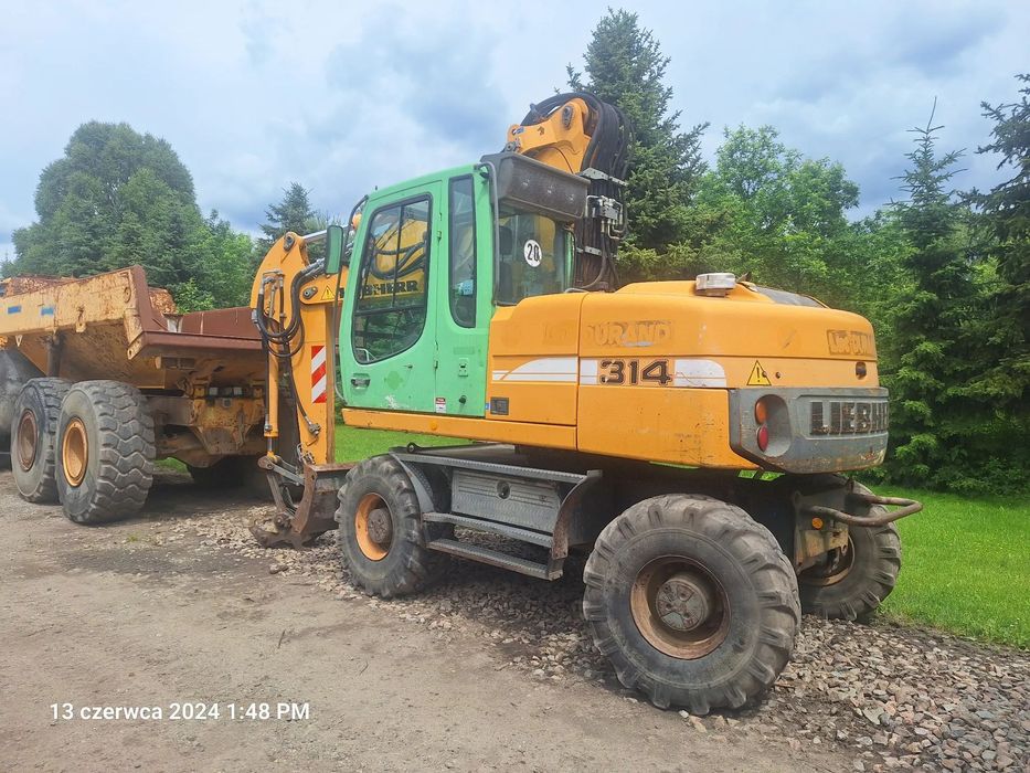 Liebherr A 314  Koparka kolowa liebherr a 314