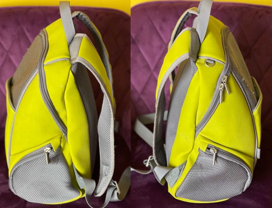 Вживаний (б/у) рюкзак з штучної замші Sumdex NBD-124MD, лайм  -75%