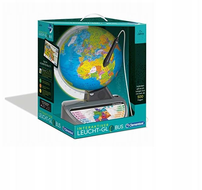 Globus Interaktywny Clementoni Polityczny 32Cm Mapa Świata Wersja Niem