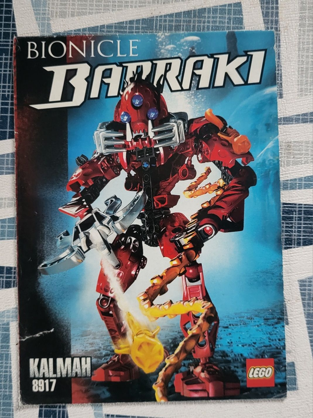 LEGO BIONICLE sama instrukcja do 8917 Barraki Kalmah