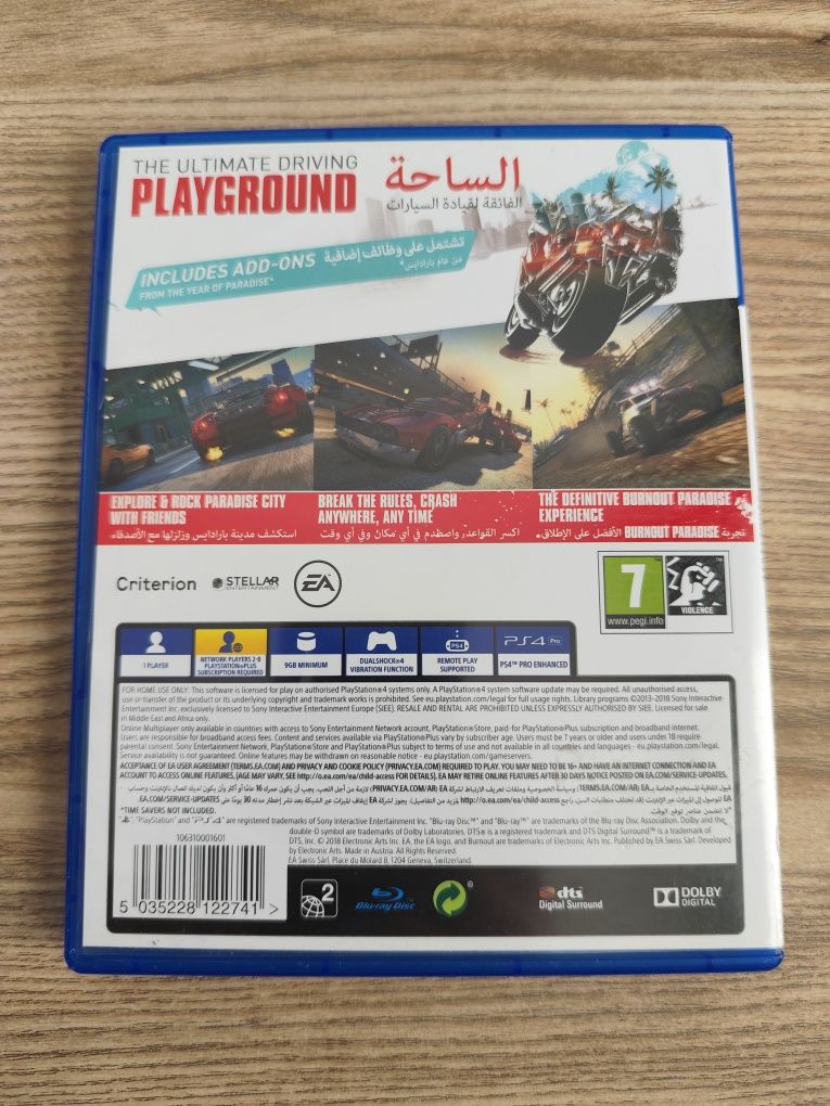 Ps4 Burnout Paradise