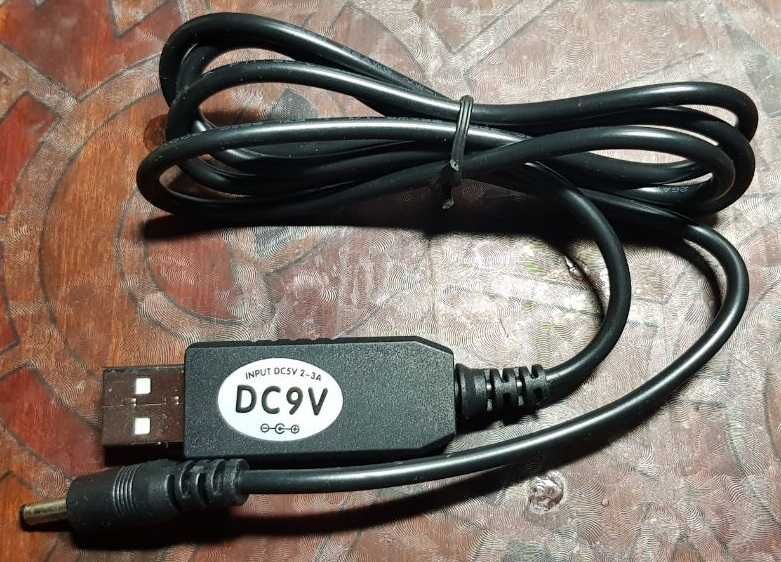 Кабель живлення для роутера 9V.