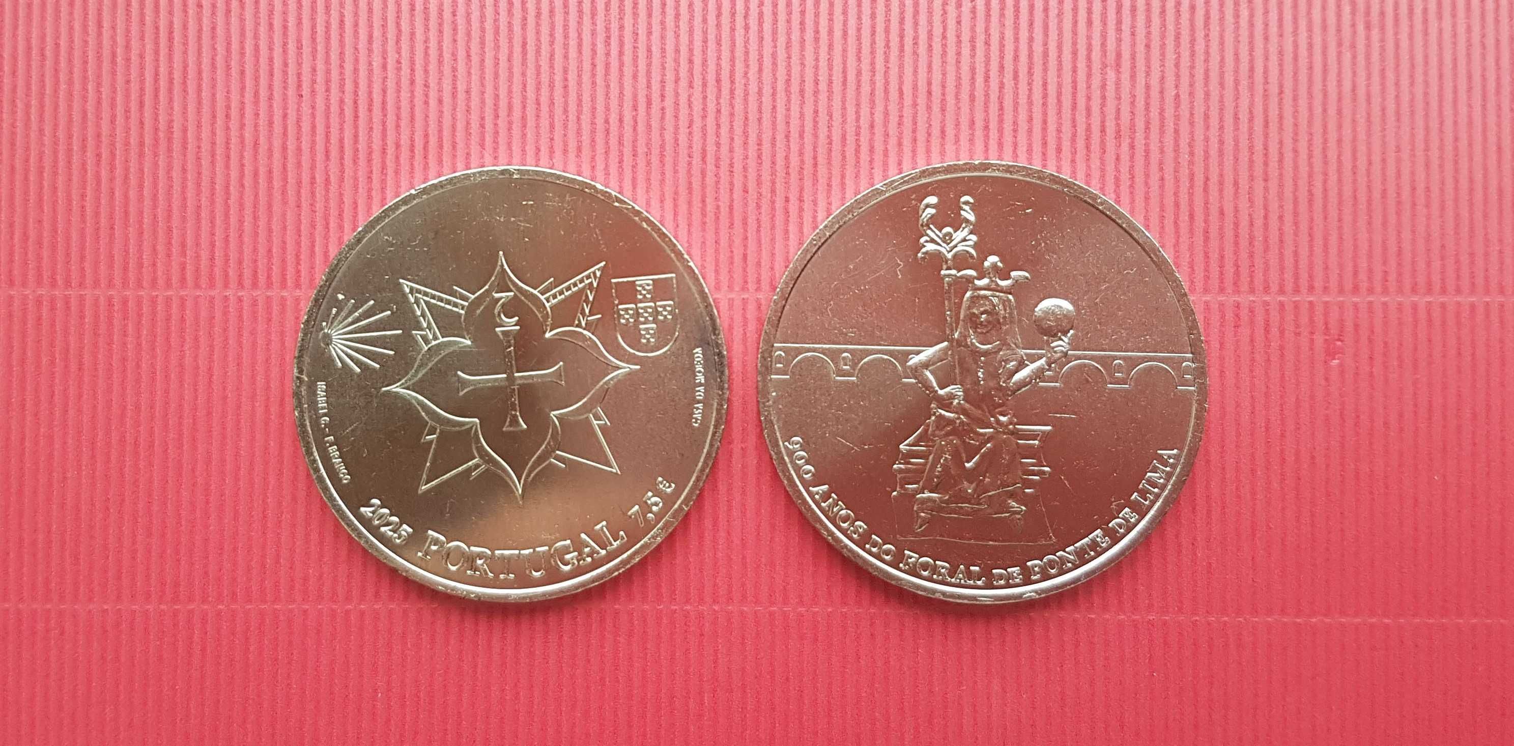 Moedas Comemorativas Camilo C Branco Foral Ponte Lima Xutos & Pontapés
