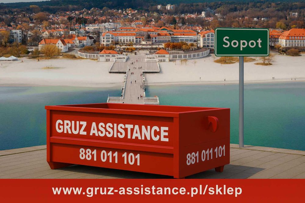 Gruz-assistance.pl -kontenery na gruz Sopot, Gdynia, Gdańsk od 1026 zł