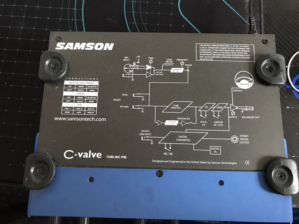 Samson c-valve preamp przedwzmacniacz