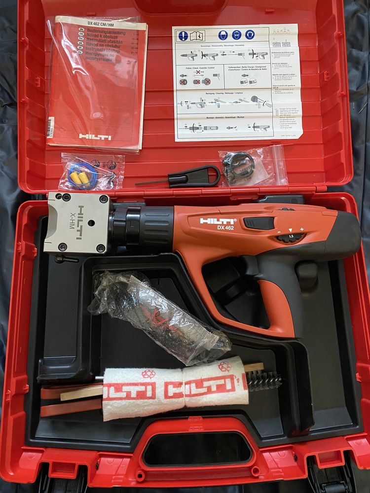 НОВЫЙ! Пороховой монтажный пистолет Hilti HILTI DX462+X HM