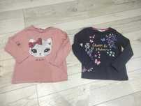 Koszulki dziewczęce długi rękaw H&M