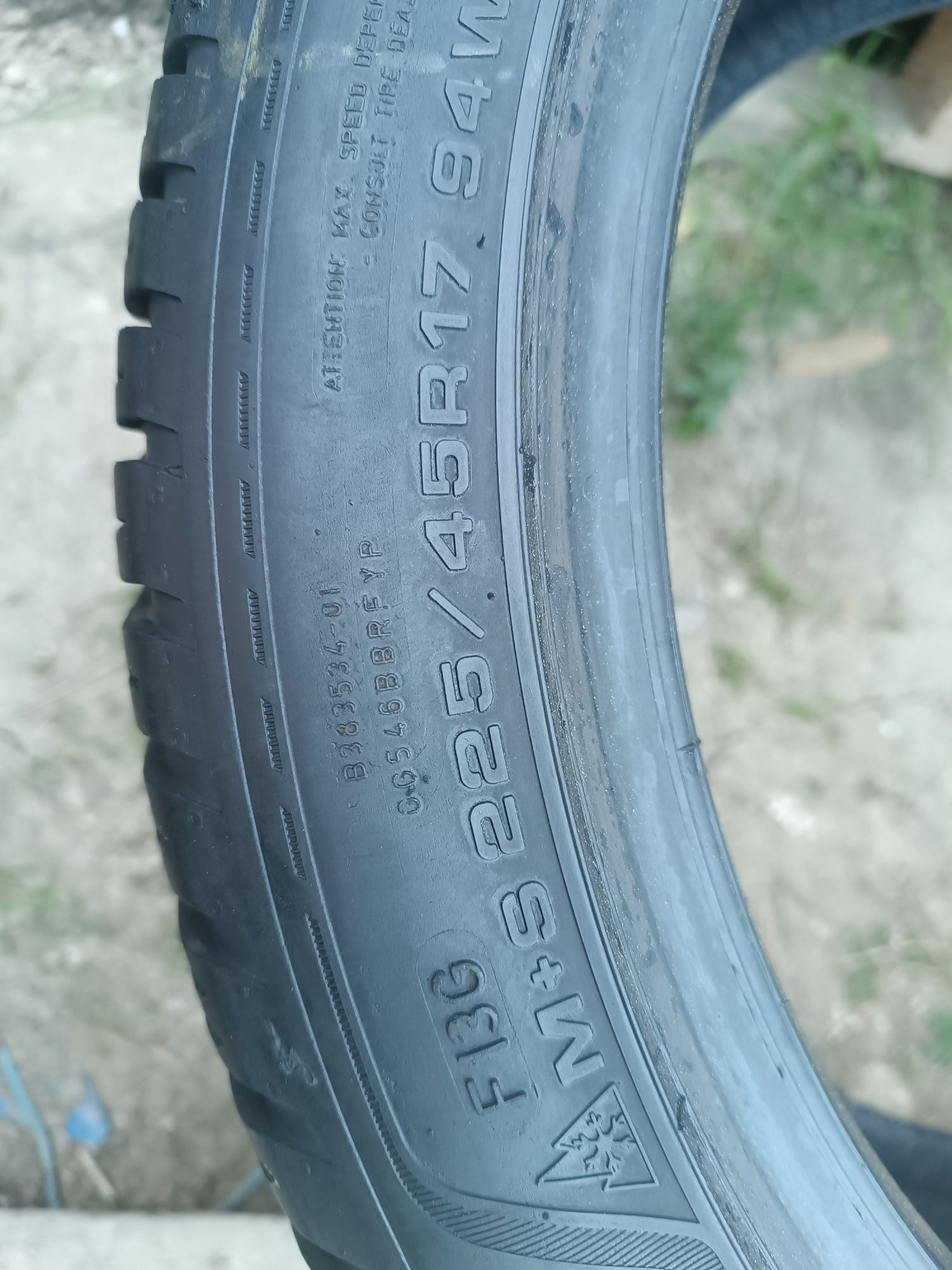 Sprzedam bardzo ładne Opony Goodyear 225/45 r17