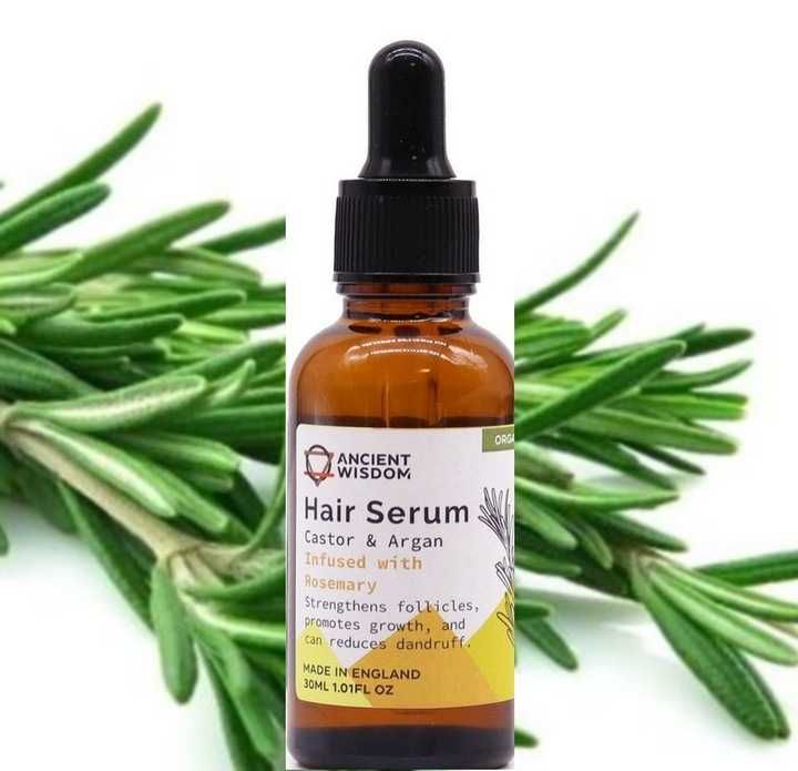 AwGifts Organiczne Serum do Włosów 30 ml - Rozmaryn i Argan