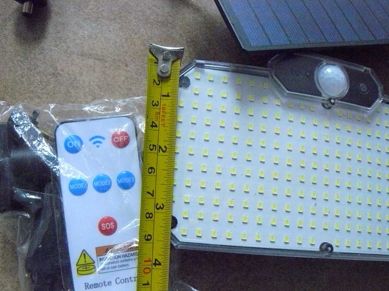 lapa solar z czujnikiem ruchu super oświetlenie + pilot