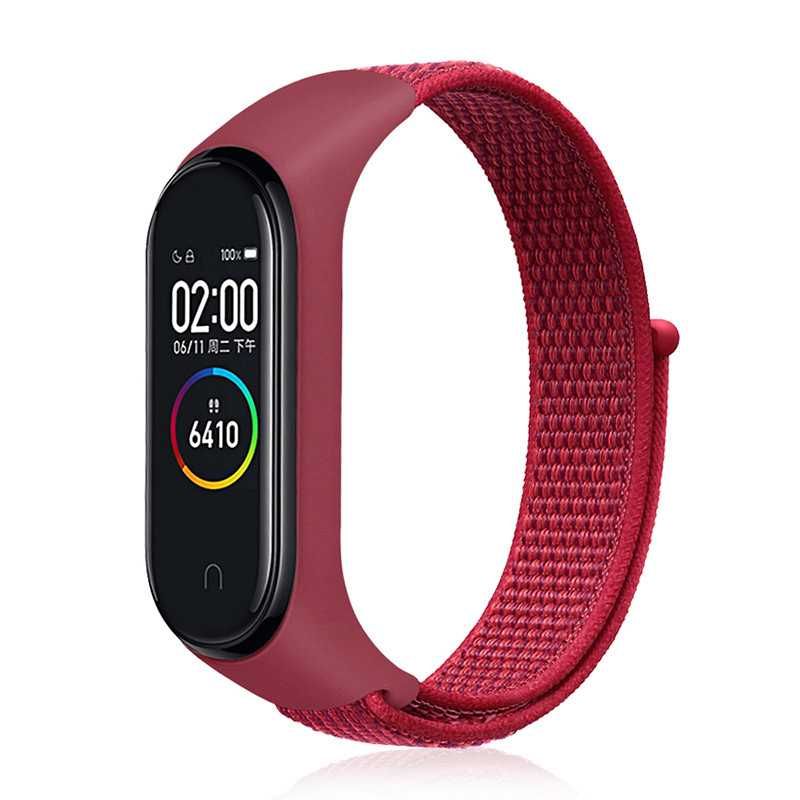 Opaska Pasek Nylon do Xiaomi band 4/5/6 Materiałowa Wiele Kolorów