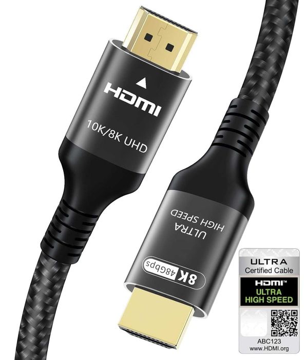 Сверхскоростной кабель HDMI 2.1 10K 8K 7 метров.