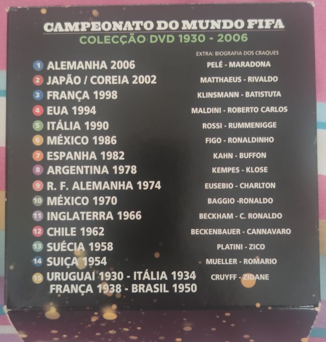 Colecção dos mundiais de futebol